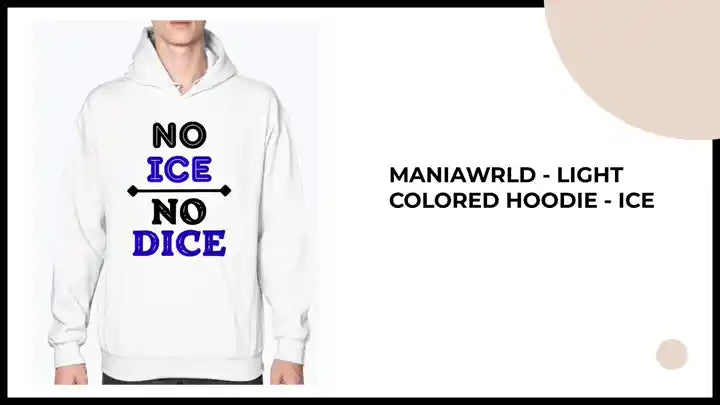ManiaWRLD - Light Colored Hoodie - ICE by@Outfy