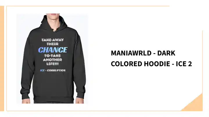 ManiaWRLD - Dark Colored Hoodie - ICE 2 by@Outfy
